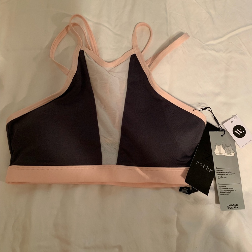 Zobha High Neck Sports Bra